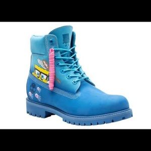SpongeBob Squarepants Timberlands 8.5 medium men.